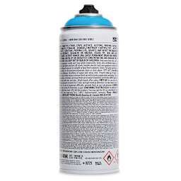 Montana 1XRUN Limited Edition Spray Paint - Blue Magic, 400 ml (Back)