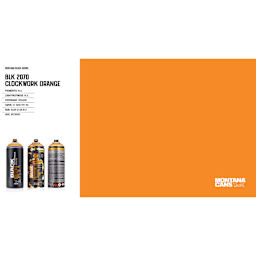 Montana Black Artist Series Spray Paint, Cloakwork (Can with swatch)