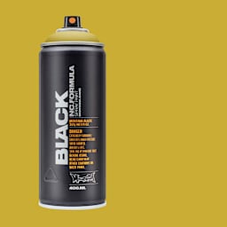 Montana Black Spray Paint - Masala, 400 ml can with swatch