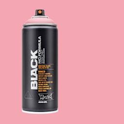 Montana Black Spray Paint - Patpong, 400 ml can with swatch