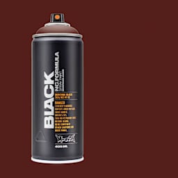 Montana Black Spray Paint - Maroon, 400 ml can with swatch