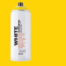 Montana White Spray Paint - Brasil, 400 ml, Spray Can with Swatch
