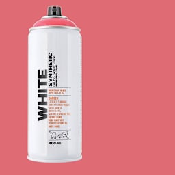 Montana White Spray Paint - Lotus, 400 ml, Spray Can with Swatch