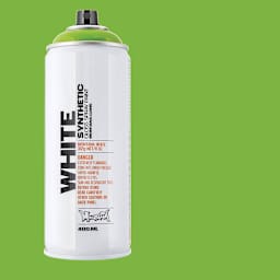 Montana White Spray Paint - Caipirinha, 400 ml, Spray Can with Swatch