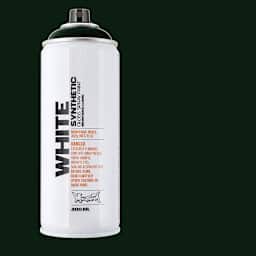 Montana White Spray Paint - Greenblack, 400 ml, Spray Can with Swatch