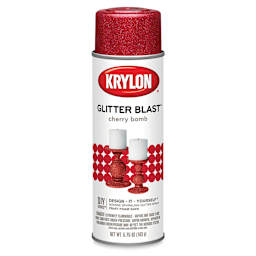 Krylon Glitter Blast Spray Paints - Front of Cherry Bomb Can