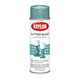 Krylon Glitter Blast Spray Paint - Sparkling Waters, 5.75 oz can