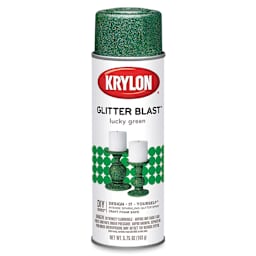 Krylon Glitter Blast Spray Paint - Lucky Green, 5.75 oz can