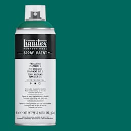 Liquitex Professional Spray Paint - Viridian Hue Permanent 5, 400 ml can and swatch