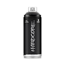 MTN Hardcore 2 Spray Paint  - Black (Matte Finish), 400 ml can