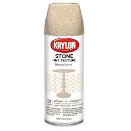 Krylon Natural Stone Spray Paint - Front of can of Limestone Paint