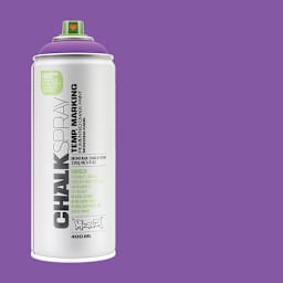 Montana Chalk Spray Paint - 400 ml, Violet (Spray can with swatch)