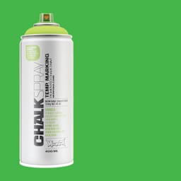 Montana Chalk Spray Paint - 400 ml, Green (Spray can with swatch)