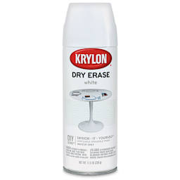 Krylon Dry Erase - Front of spray can of White Dry Erase
