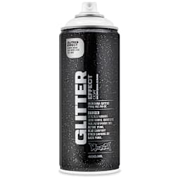 Montana Glitter Effect Spray Paint - Glitter Silver, 11 oz