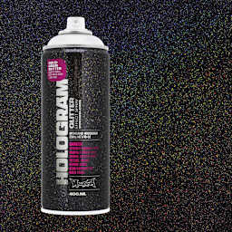 Montana Hologram Glitter Effect Spray - 11 oz (Spray can with swatch)