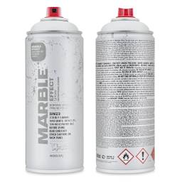 Montana Marble Effect Spray - White, 11 oz (Front and back of spray can)
