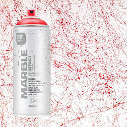 Montana Marble Effect Spray - Marble Red, 11 oz and swatch