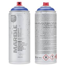 Montana Marble Effect Spray - Marble Blue, 11 oz (Front and back of spray can)