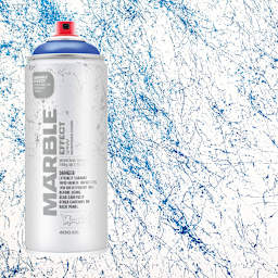 Montana Marble Effect Spray - Marble Blue, 11 oz and swatch