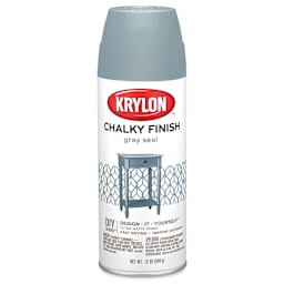 Krylon Chalky Finish Spray Paint - Gray Seal