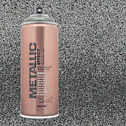 Montana Metallic Effect Spray Paint - Graphit and swatch