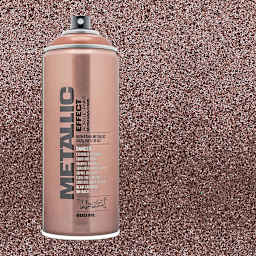 Montana Metallic Effect Spray Paint - Copper and swatch