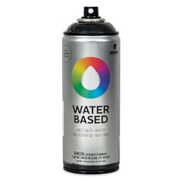 MTN Water Based Spray Paint - Transparent Black, 400 ml Can