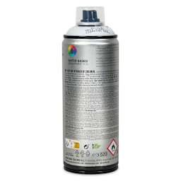 MTN Water Based Spray Paint - Siberia Grey, 400 ml Can back