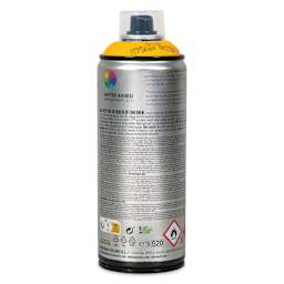 MTN Water Based Spray Paint - El Dorado Yellow, 400 ml Can back