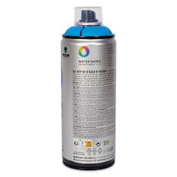 MTN Water Based Spray Paint - Electric Blue, 400 ml Can back