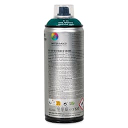 MTN Water Based Spray Paint - Persephone Green, 400 ml Can back