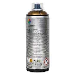 MTN Water Based Spray Paint - Frame Gold, 400 ml Can back
