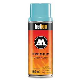 Molotow Belton Premium Spray Paint - Front of Cream Blue color 400 ml can