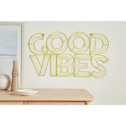 Krylon Neon Spray Paint - Neon Yellow, 12 oz (Good Vibes wall sign spray painted with Neon Yellow)