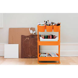 Krylon Neon Spray Paint - Neon Orange, 12 oz (Craft cart spray painted with Neon Orange)