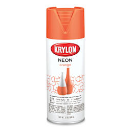 Krylon Neon Spray Paint - Neon Orange, 12 oz