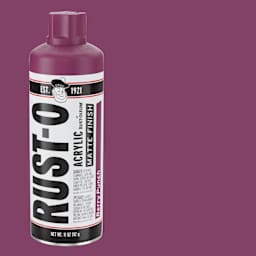 Rust-Oleum Rust-O Artist Acrylic Spray Paint - Berry Punch, Can and Swatch