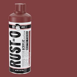 Rust-Oleum Rust-O Artist Acrylic Spray Paint - Blood Rose, Can and Swatch