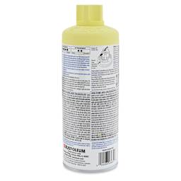 Rust-Oleum Rust-O Artist Acrylic Spray Paint - Banana Whip, 11 oz, back of can