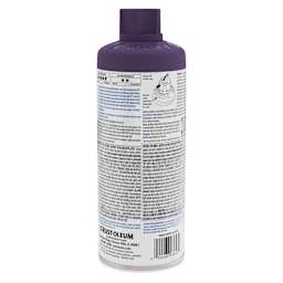 Rust-Oleum Rust-O Artist Acrylic Spray Paint - Grape Lollipop, 11 oz, back of can