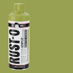 Rust-Oleum Rust-O Artist Acrylic Spray Paint - Grass Stain, Can and Swatch