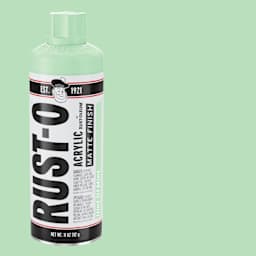 Rust-Oleum Rust-O Artist Acrylic Spray Paint - Hint Of Mint, Can and Swatch
