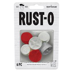Rust-Oleum Rust-O Artist Spray Caps - Assorted, Set of 6