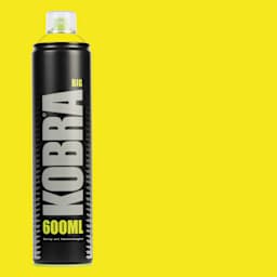Kobra High Pressure Spray Paint - Luce, 600 ml, Can with swatch