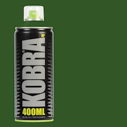 Kobra High Pressure Spray Paint - Michelangelo, 400 ml, Can with swatch