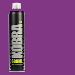Kobra High Pressure Spray Paint - Prugna, 600 ml, Can with swatch
