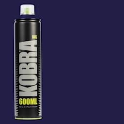 Kobra High Pressure Spray Paint - Nosferato, 600 ml, Can with swatch