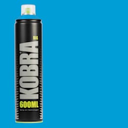 Kobra High Pressure Spray Paint - Skyfall, 600 ml, Can with swatch