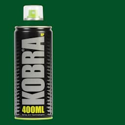 Kobra High Pressure Spray Paint - Raptor, 400 ml, Can with swatch